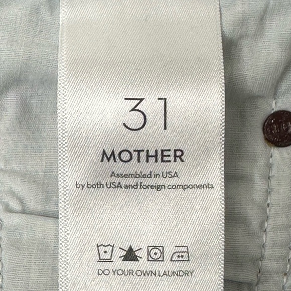 MOTHER Snacks! The Yummy Puddle Wash Jeans Size 31 - Picture 4 of 16